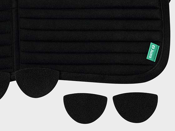 Removable Velcro fastenings Removable Velcro fastenings