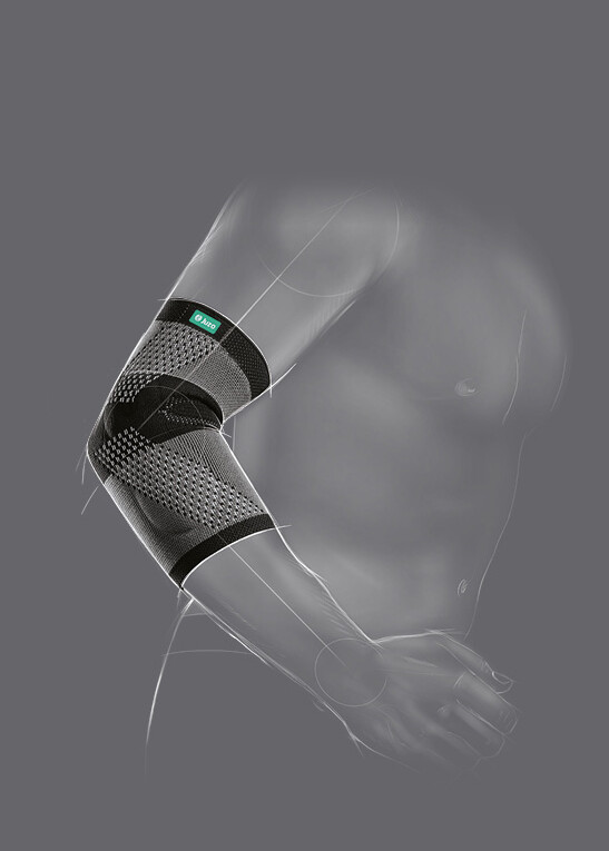 JuzoFlex Achill Xtra Zeichnung der JuzoFlex Epi Xtra Ellenbogenbandage